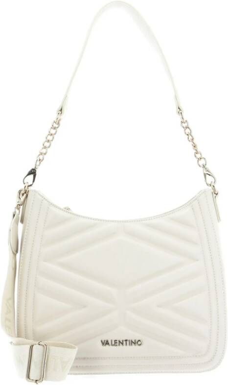 Valentino by Mario Valentino Beige Schoudertas met Afneembare Banden Beige Dames