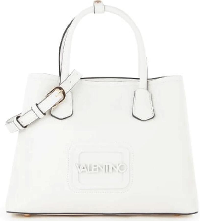 Valentino by Mario Valentino Elegante Witte Rechthoekige Handtas White Dames