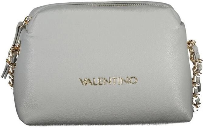 Valentino by Mario Valentino Grijze Schoudertas met Ketting en Rits Gray Dames - Foto 3