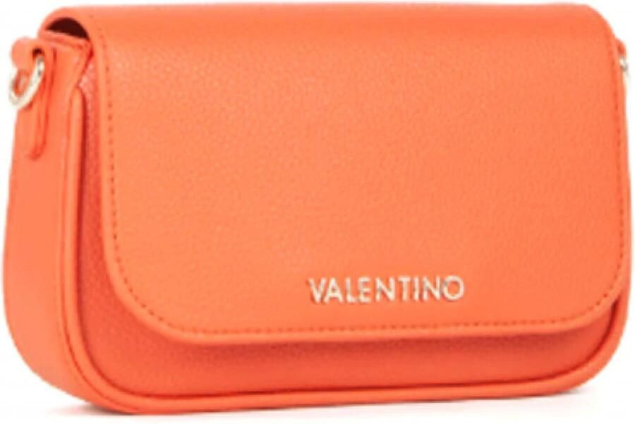 Valentino by Mario Valentino Oranje Rechthoekige Handtas met Gouden Inscriptie Orange Dames - Foto 3