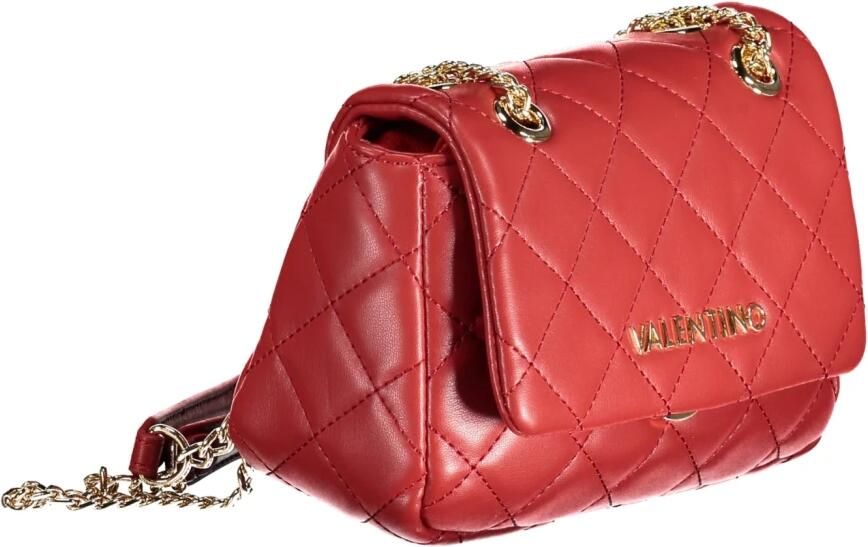 Valentino by Mario Valentino Rode Ketting Crossbody Tas met Clip Sluiting Red Dames - Foto 2