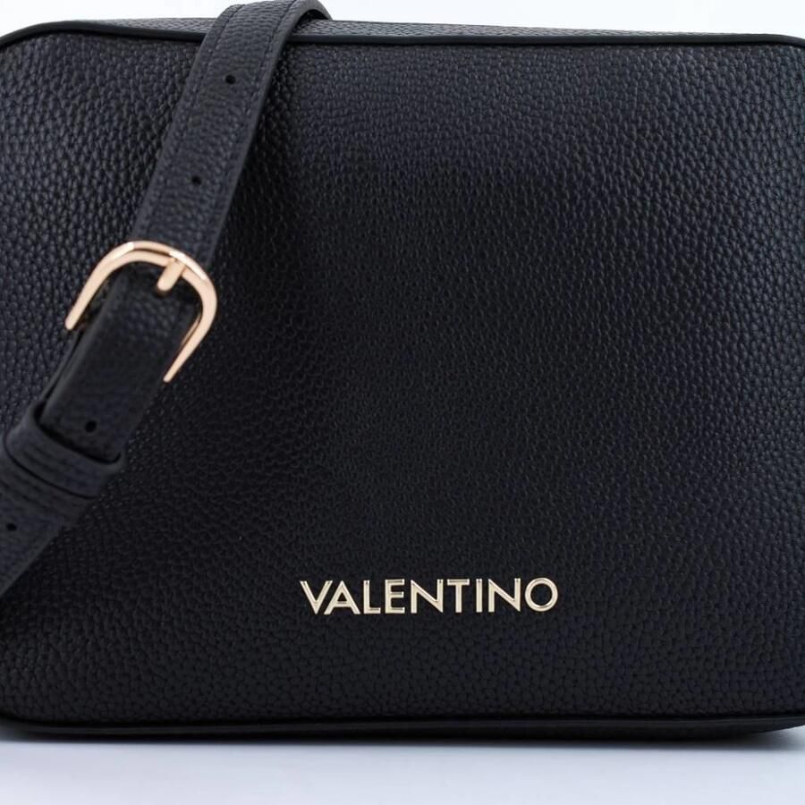 Valentino by Mario Valentino Zwarte Schoudertas met Verstelbare Band Black Dames - Foto 3