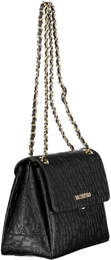 Valentino by Mario Valentino Zwarte Schoudertas met Ketting en Rits- en Knoopsluiting Black Dames - Foto 3