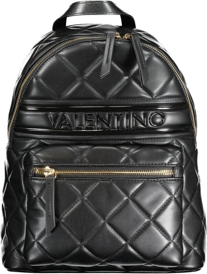 Valentino by Mario Valentino Zwarte Polyethyleen Rugzak met Verstelbare Banden Black Unisex - Foto 3