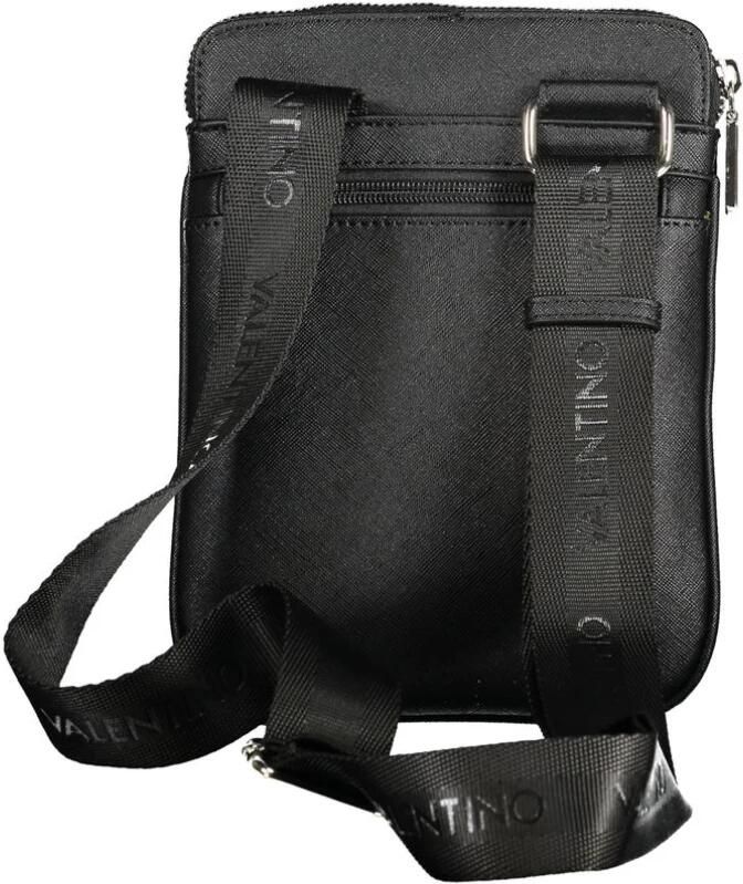 Valentino by Mario Valentino Heren Schoudertas Zwart Contrast Details Black Heren