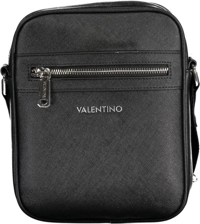 Valentino by Mario Valentino Zwarte schoudertas met verstelbare band Black Heren