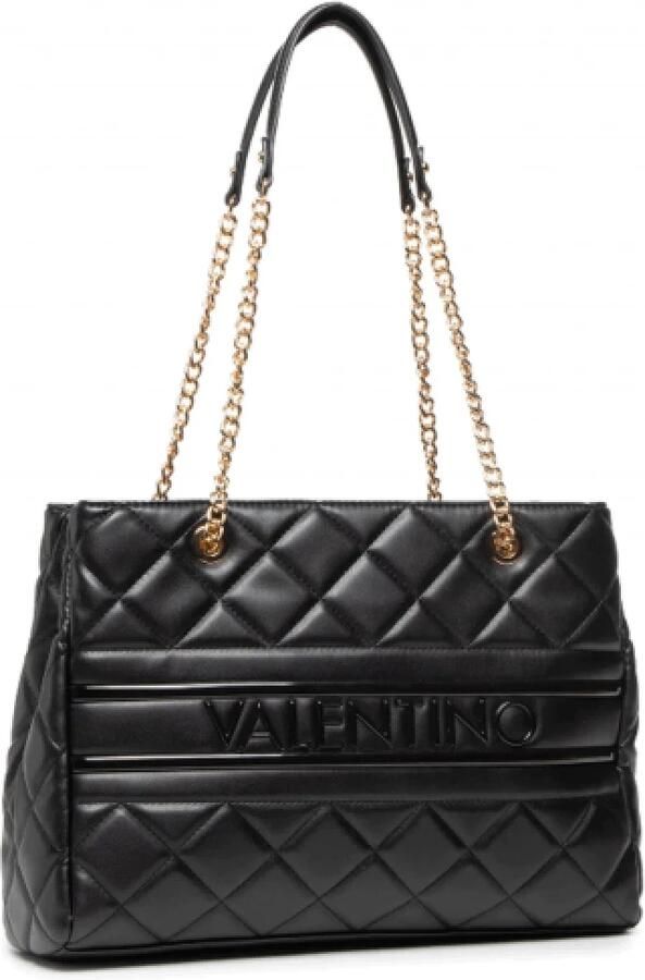 Valentino by Mario Valentino Gewatteerde Shopper met Ritssluiting en Logo Detail Black Dames - Foto 5