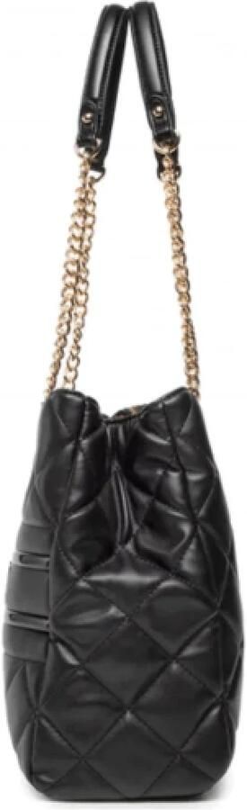 Valentino by Mario Valentino Gewatteerde Shopper met Ritssluiting en Logo Detail Black Dames - Foto 6
