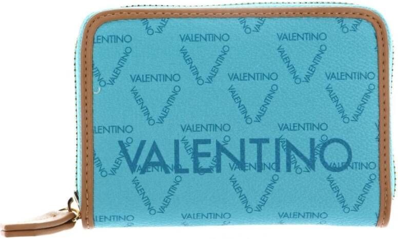 Valentino by Mario Valentino Stijlvolle Portemonnee Kaarthouder Blue Dames