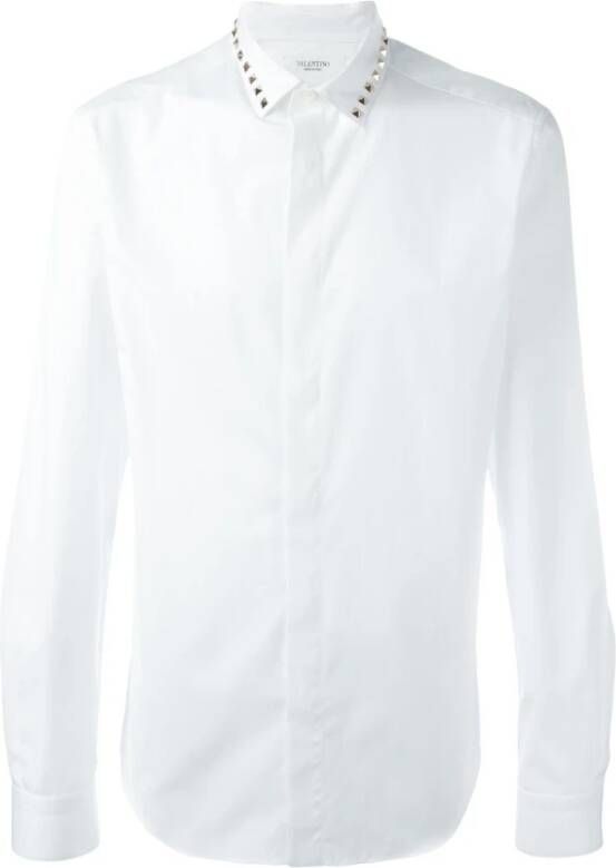 Valentino Witte overhemden White Heren