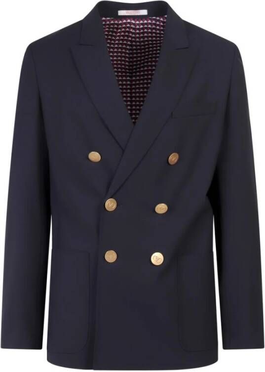 Valentino Formele blazers Blauw Heren
