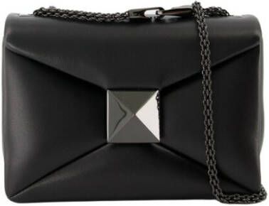 Valentino Garavani Crossbody bags Small One Stud Nappa Handbag With Chain in zwart