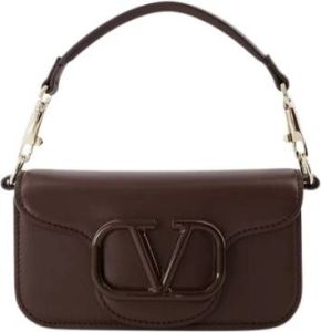Valentino Garavani Crossbody bags Locò Calfskin Shoulder Bag in brown