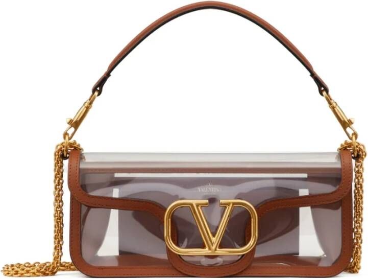 Valentino Garavani Crossbody bags Loco Shoulder Bag in transparant