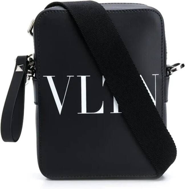 Valentino Garavani Heren Vltn Print Cross Body Tas Zwart Heren