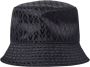 Valentino Reversible Logo Jacquard Bucket Hat Black Heren - Thumbnail 1