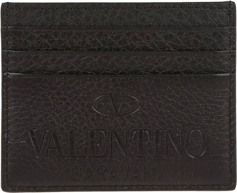 Valentino Garavani Kaarthouder Stijlvol en Georganiseerd Zwart Heren