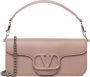 Valentino Garavani Crossbody bags Leather Shoulder Bag With V Logo Signature Detail in poeder roze - Thumbnail 1
