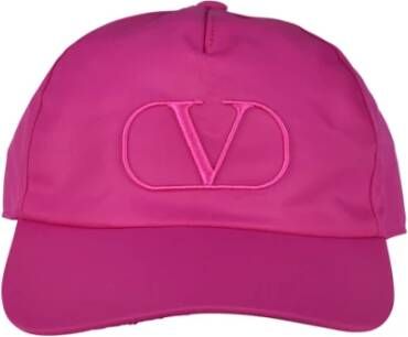 Valentino Garavani Luxe Roze Valentino Cap Iconisch Logo Roze Heren