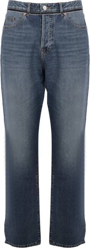 Valentino Garavani Denim Jeans Relaxte Pasvorm Gemaakt in Italië Blue Heren