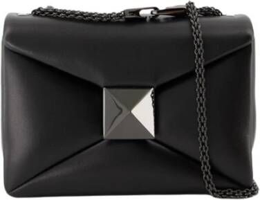 Valentino Garavani Crossbody bags Small One Stud Nappa Handbag With Chain in zwart