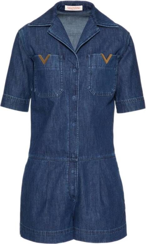 Valentino Garavani Short Dresses Blauw Dames