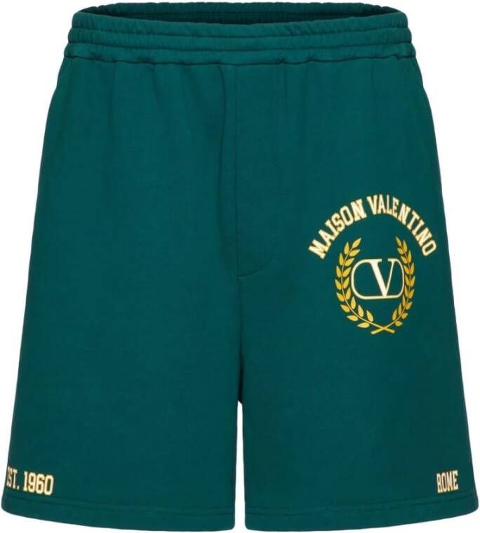 Valentino Korte Shorts Green Heren