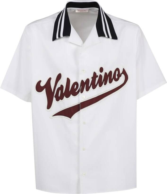 Valentino Short Sleeve Shirts Wit Heren