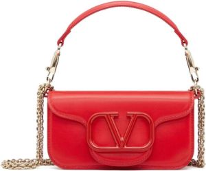 Valentino Garavani Crossbody bags Locò Calfskin Shoulder Bag in red