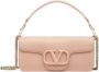 Valentino Garavani Crossbody bags Leather Shoulder Bag With V Logo Signature Detail in poeder roze - Thumbnail 4