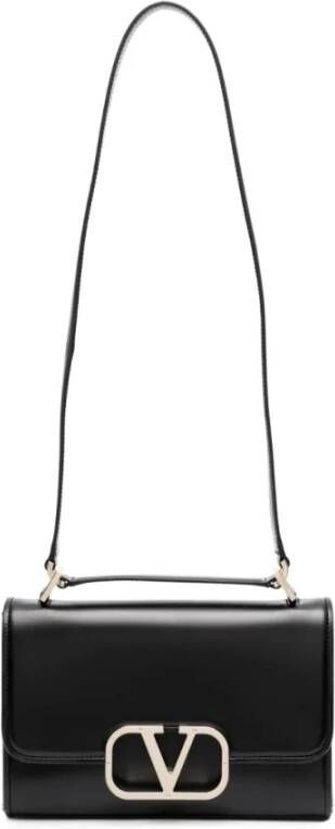 Valentino Garavani Crossbody bags V-Logo Shoulder Bag in zwart