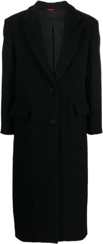 Valentino Single-Breasted Coats Zwart Heren