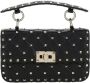 Valentino Garavani Small Rockstud Spike Nappa Leather Tas Zwart Dames - Thumbnail 1