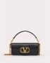 Valentino Garavani Crossbody bags V-Logo Foldover Shoulder Bag in zwart - Thumbnail 1