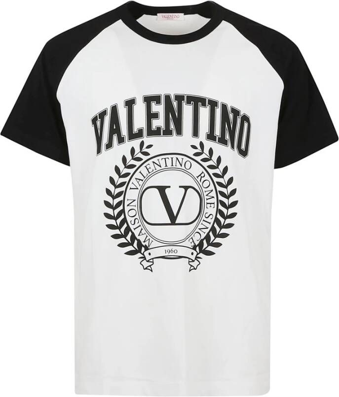 Valentino T-Shirt Maison White Heren