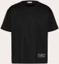 Valentino Garavani Zwarte T-shirts en Polos met losse pasvorm Black Heren - Thumbnail 1