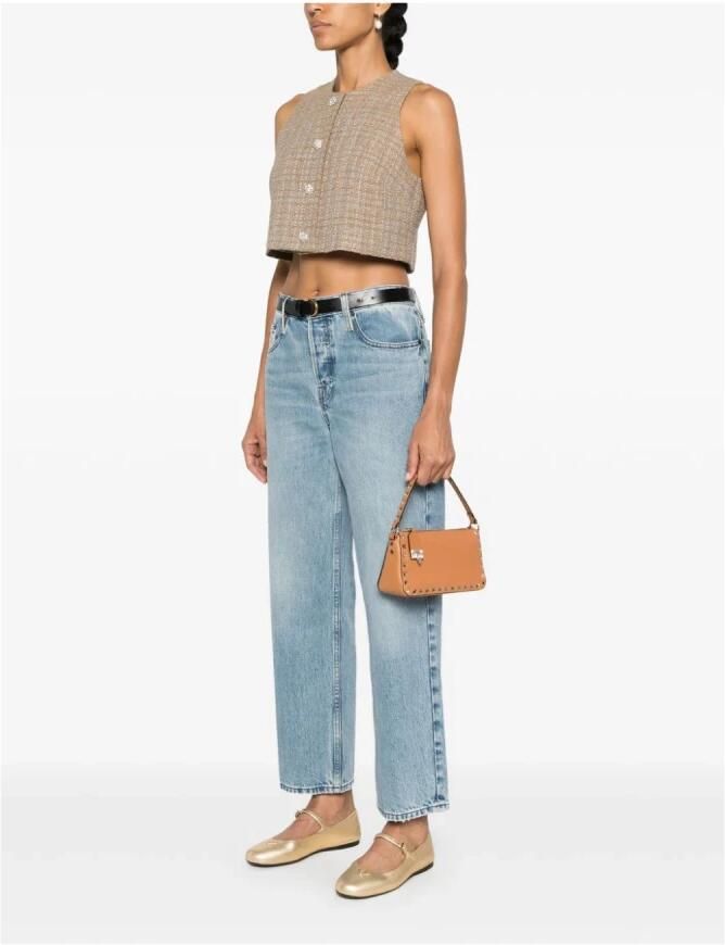 Valentino Garavani Crossbody bags Small Shoulder Bag Rockstud in cognac - Foto 2