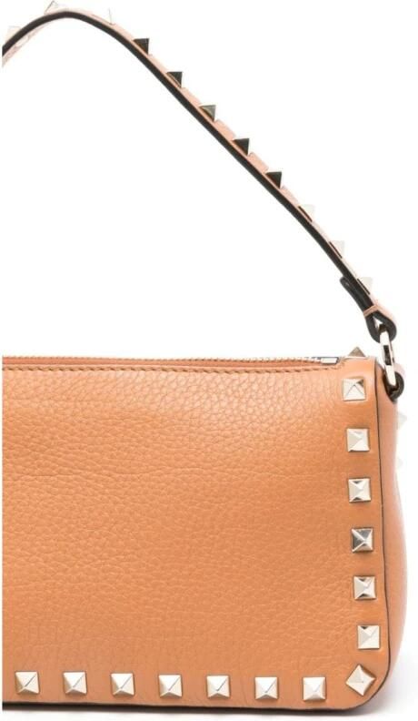 Valentino Garavani Crossbody bags Small Shoulder Bag Rockstud in cognac - Foto 5