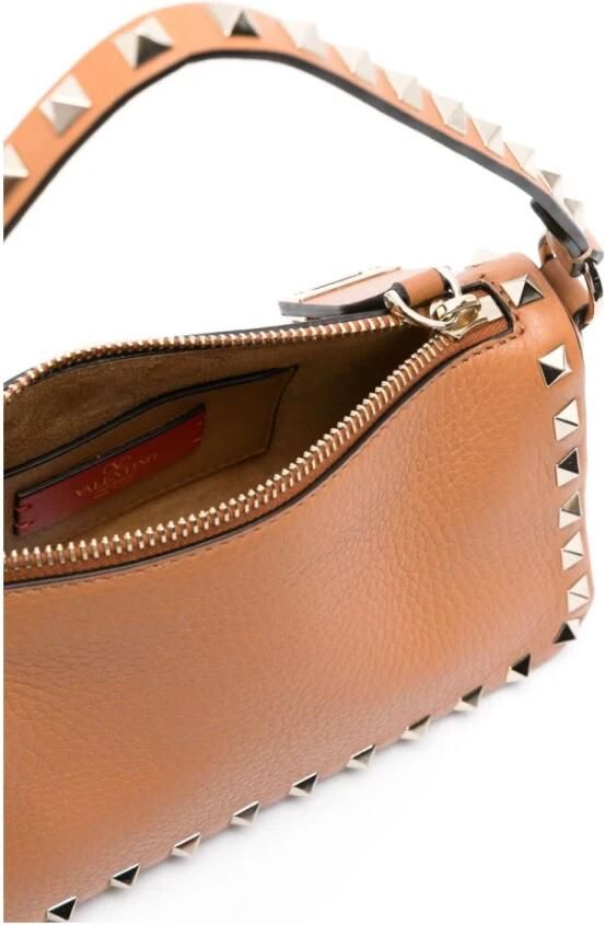Valentino Garavani Crossbody bags Small Shoulder Bag Rockstud in cognac - Foto 4