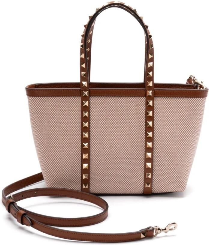 Valentino Garavani Shoppers & Totes "Rockstud" Small Shopping Bag – Beige in beige - Foto 6