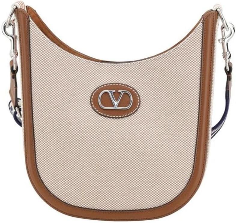 Valentino Garavani Elegante VLogo Schoudertas Metallic Plaque Multicolor Heren - Foto 3