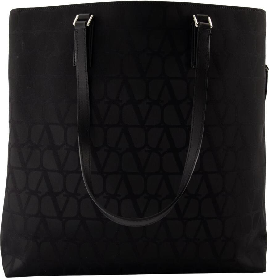 Valentino Garavani Shoppers Tiole Iconographe Tote Bag in zwart