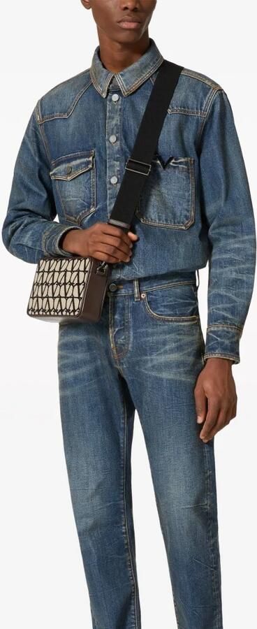 Valentino Garavani Hobo bags Toile Iconographe Shoulder Bag in bruin - Foto 4
