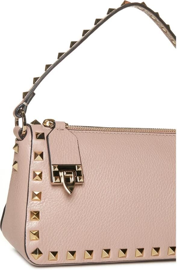 Valentino Garavani Rockstud Kleine Handtas in Blush Pink Brown Dames - Foto 7