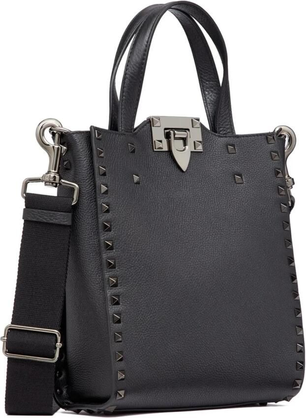 Valentino Garavani Shoppers & Totes Rockstud Shopper Small Tote Bag in zwart - Foto 4