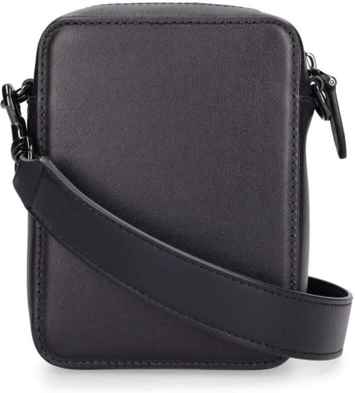 Valentino Garavani Stijlvolle Leren Schoudertas Black - Foto 3