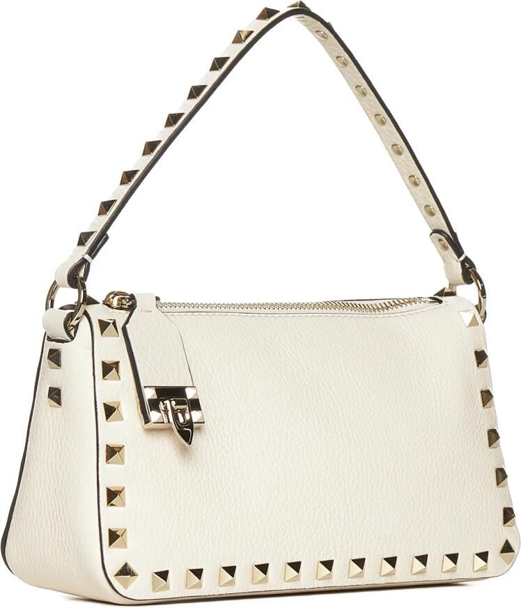Valentino Garavani Crossbody bags Small Shoulder Bag Rockstud in crème - Foto 3