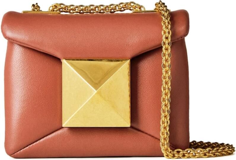 Valentino Garavani Crossbody bags One Stud Micro Crossbody Bag in bruin