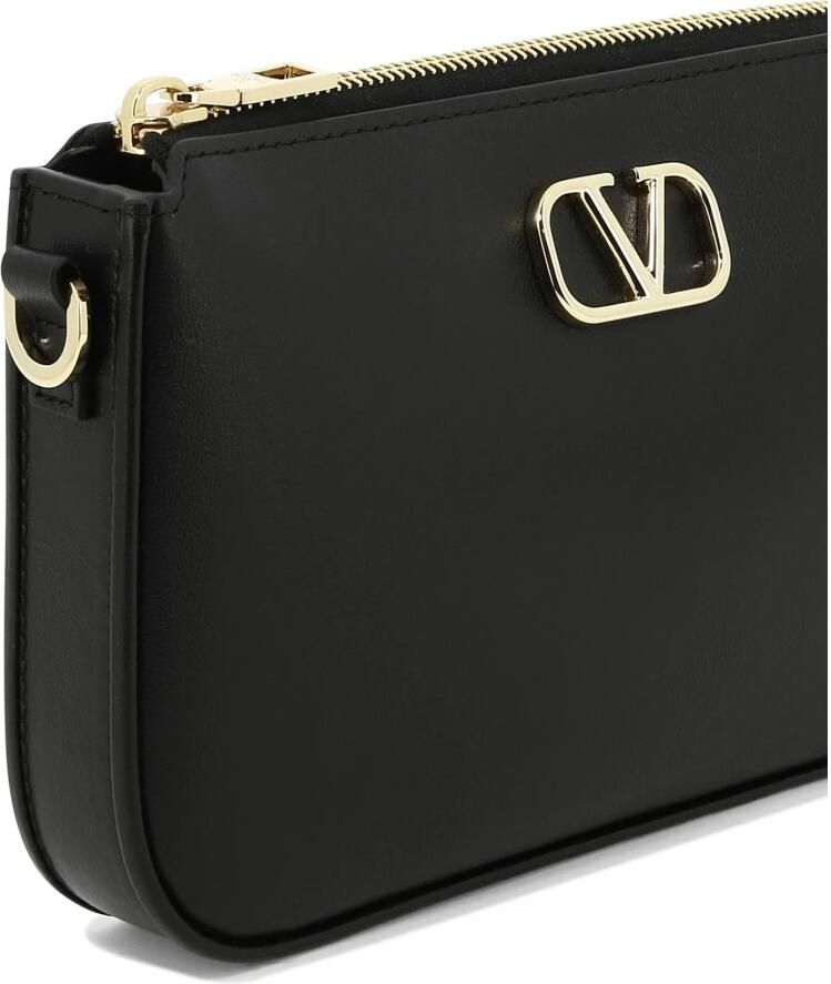 Valentino Garavani V Logo Signature Leren Schoudertas Black Dames - Foto 2