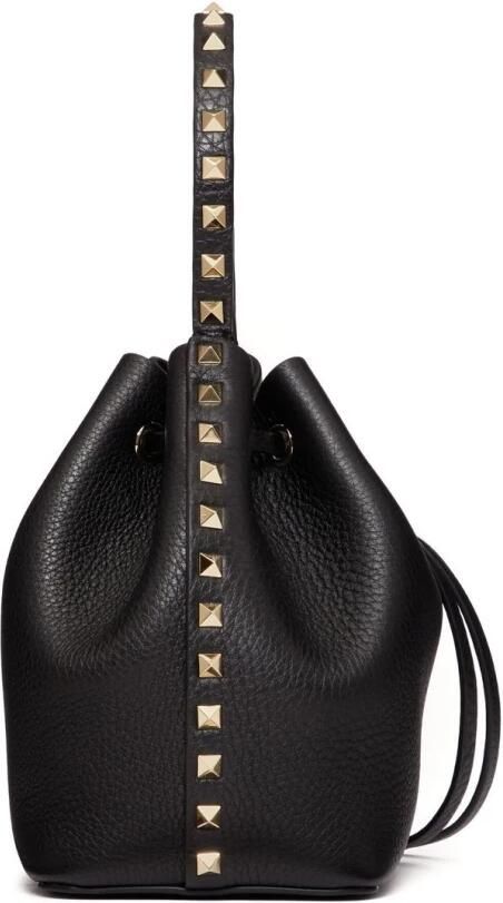 Valentino Garavani Bucket bags "Rockstud" Bucket Bag – Black in zwart - Foto 6